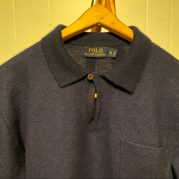 Ralph Lauren Cashmere Polo Sweater - Picture 2 of 4
